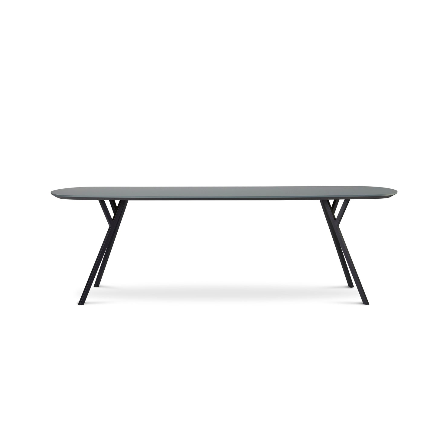 Dyyk Float eettafel 160x110 cm verde comodoro zwart