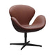 Fritz Hansen Swan fauteuil leder Bruin