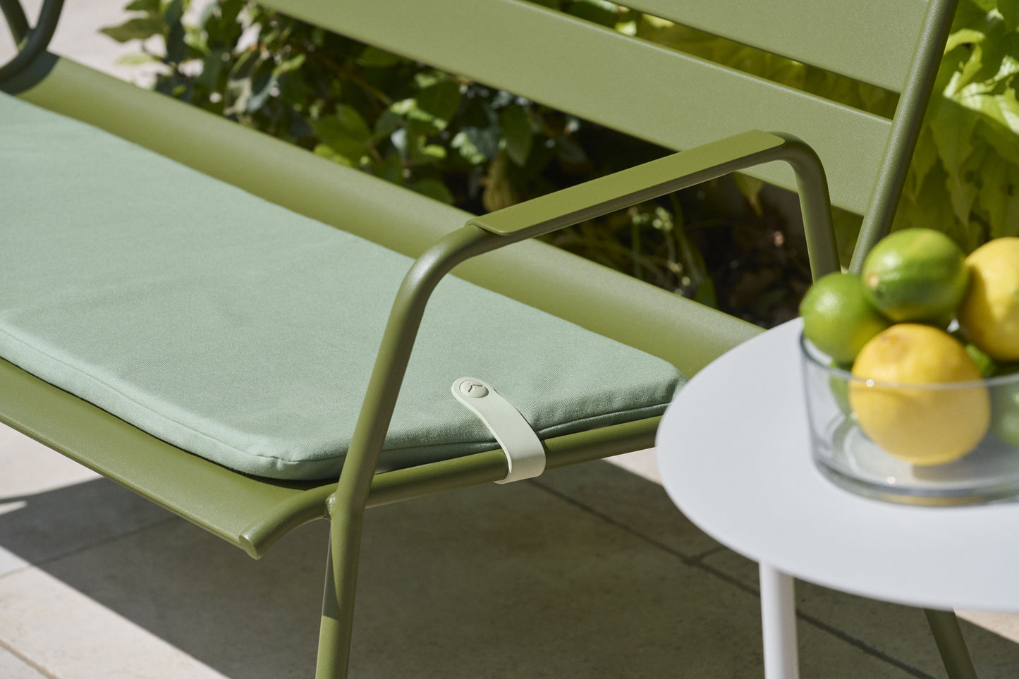 Fermob Color Mix zitkussen tuinbank 106x35 cm Burgundy