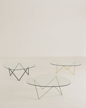 Gubi Pedrera salontafel chrome