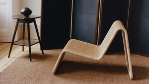 Gubi Bonacina P3 loungestoel Rattan