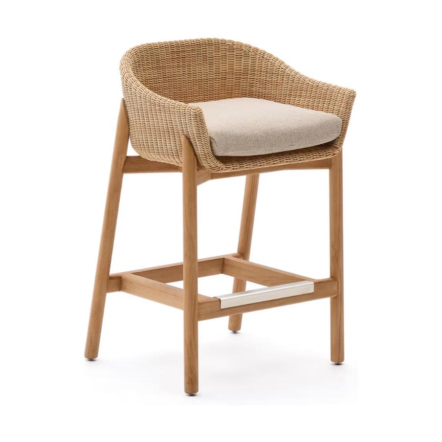Kave Home Galea barkruk H75 Rotan