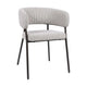 HelloChair Lovi eetkamerstoel JSJ Taupe poot dark brown