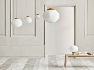 Bolia Acorn hanglamp Ø64 cm donker eiken textiel