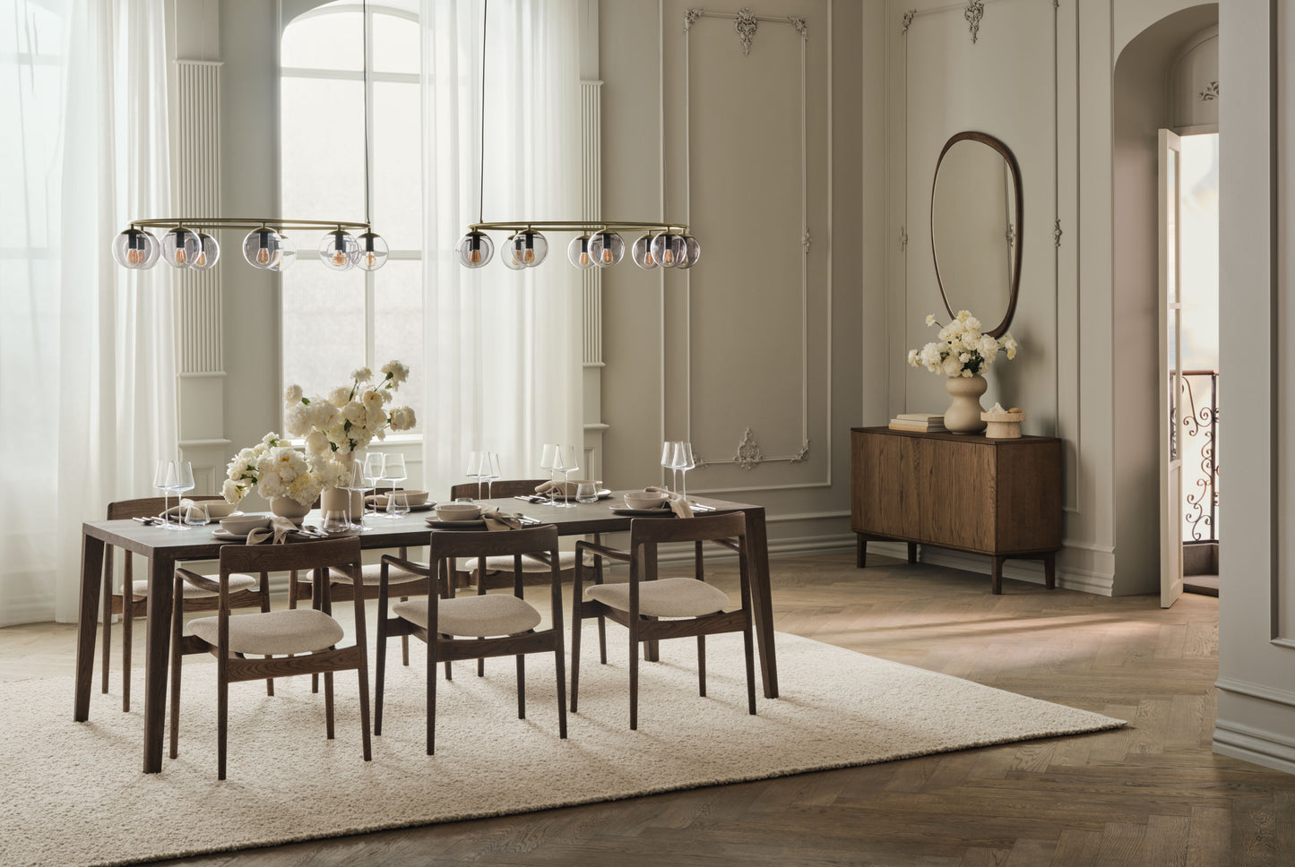 Bolia Orb Chandelier hanglamp Ø85 cm