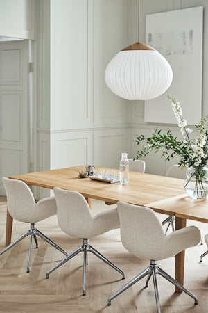 Bolia Acorn hanglamp Ø41 cm geolied eiken textiel