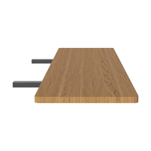 Bolia Graceful verlengblad set van 2 - 105 cm - 40 mm - geolied eiken