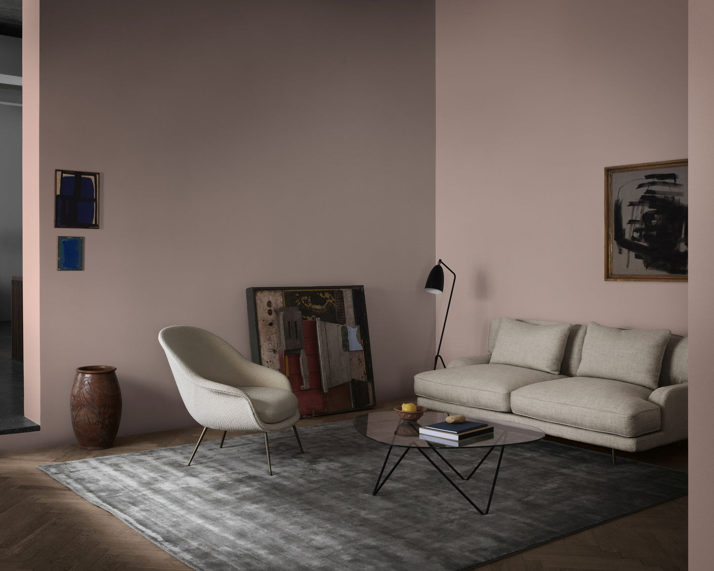 Gubi Pedrera salontafel chrome