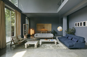Gubi MR01 loungestoel geolied walnoot