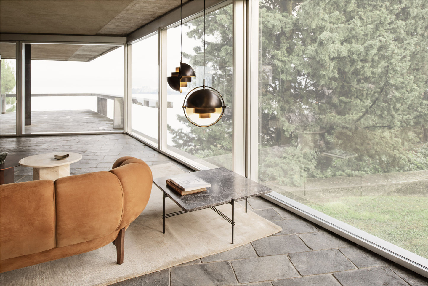 Gubi Multi-Lite hanglamp Black Brass