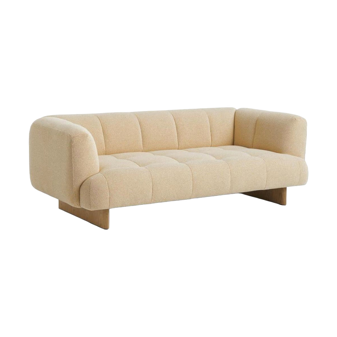 HAY Quilton Lift 2-zits bank eiken Tartaglia Ocre White 857