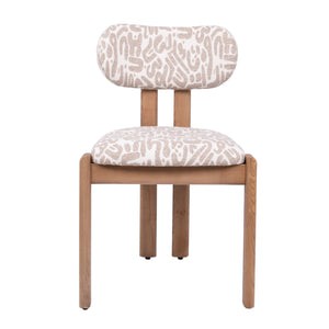 HelloChair HC106 Liden eetkamerstoel essenhout tabacco Dakar Sand