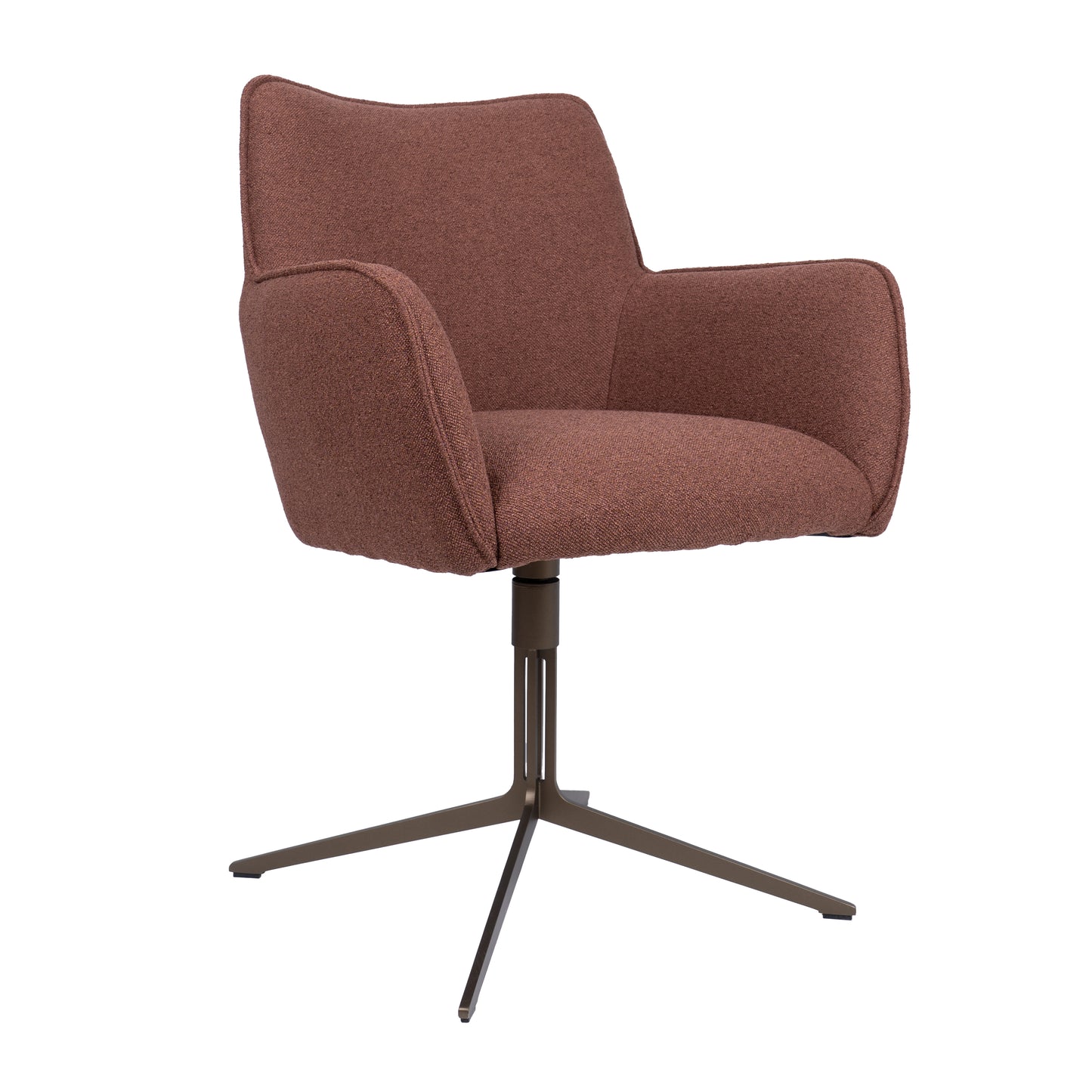 HelloChair HC123 Marka eetkamerstoel Aston Taupe 12 draaipoot hout D16 basic