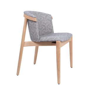 HelloChair HC306 Yava eetkamerstoel Toga 03 eiken oil bianco