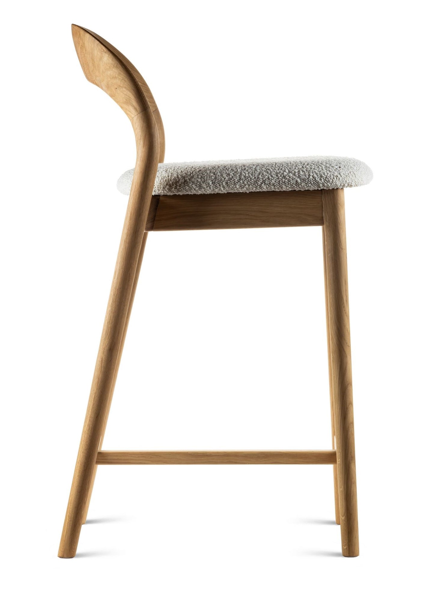 HelloChair HC310 Iwa barkruk H65 Haga 901 eiken oil bianco