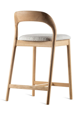 HelloChair HC310 Iwa barkruk H65 Haga 901 eiken oil bianco