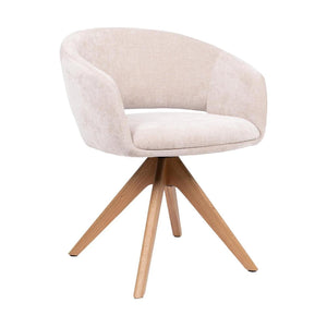 HelloChair HC41 Iloa eetkamerstoel Tango Beige spinpoot naturel