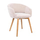 HelloChair HC41 Iloa eetkamerstoel Tango Beige vierpoot hout