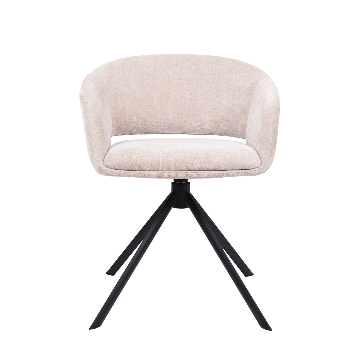 HelloChair HC41 Iloa eetkamerstoel Tango Beige spinpoot zwart