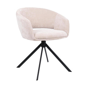 HelloChair HC41 Iloa eetkamerstoel Tango Beige spinpoot zwart