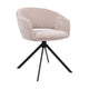 HelloChair HC41 Iloa eetkamerstoel Tango Zand spinpoot zwart