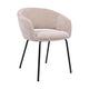 HelloChair HC41 Iloa eetkamerstoel Tango Zand vierpoot zwart