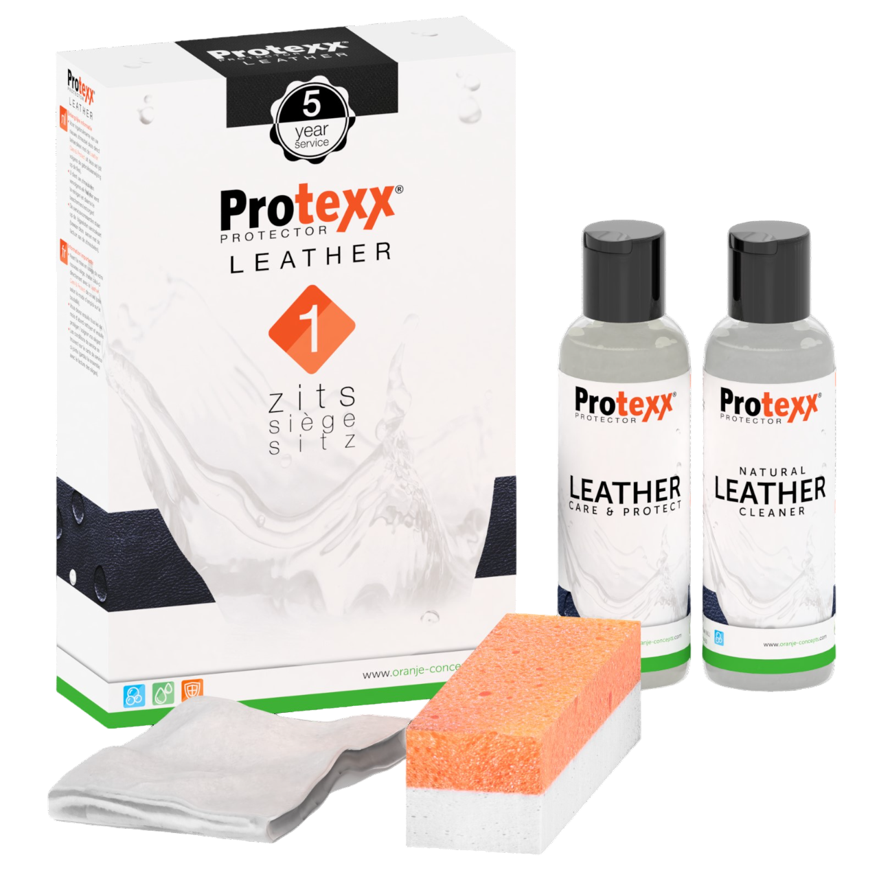 Protexx leder 5 jaar vlekkenservice voor 2 eetkamerstoelen