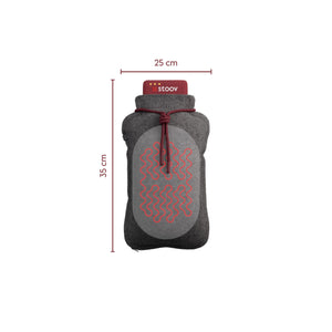 Stoov Homey Base S3 elektrische kruik Melange Dark Grey