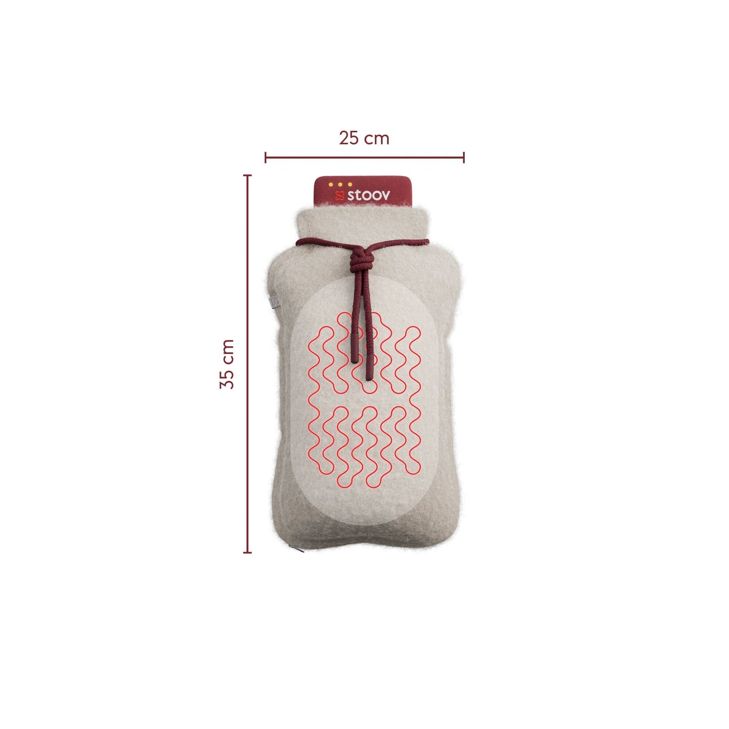 Stoov Homey Flex S3 elektrische kruik Teddy Off-White