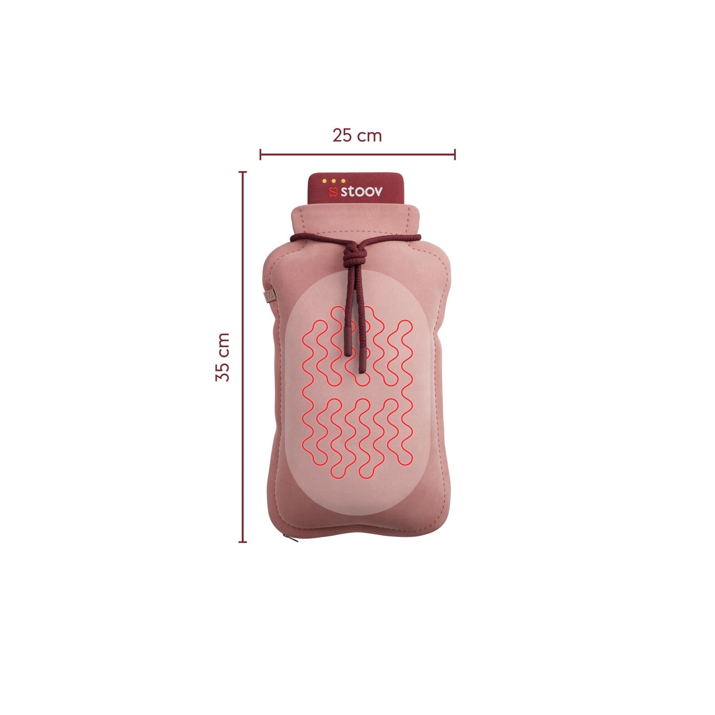 Stoov Homey Base S3 elektrische kruik Velvet Soft Pink