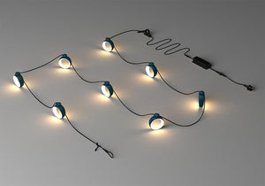 Fermob Hoopik lichtsnoer L1200 cm Acapulco blue