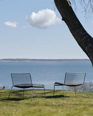 HAY Hee kussen voor loungestoel Anthracite