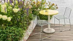HAY Ceramic tuintafel Ø70 cm Bright Yellow