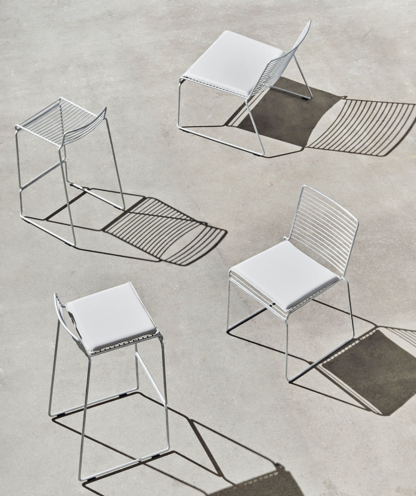HAY Hee kussen voor loungestoel Sky Grey