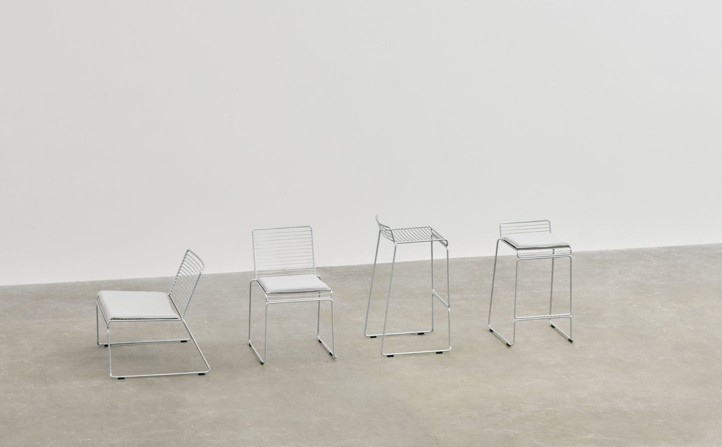 HAY Hee kussen voor loungestoel Sky Grey