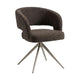 HelloChair HC126 Basio eetkamerstoel Be Brave Chocolate spinpoot recht T sunstone metallic