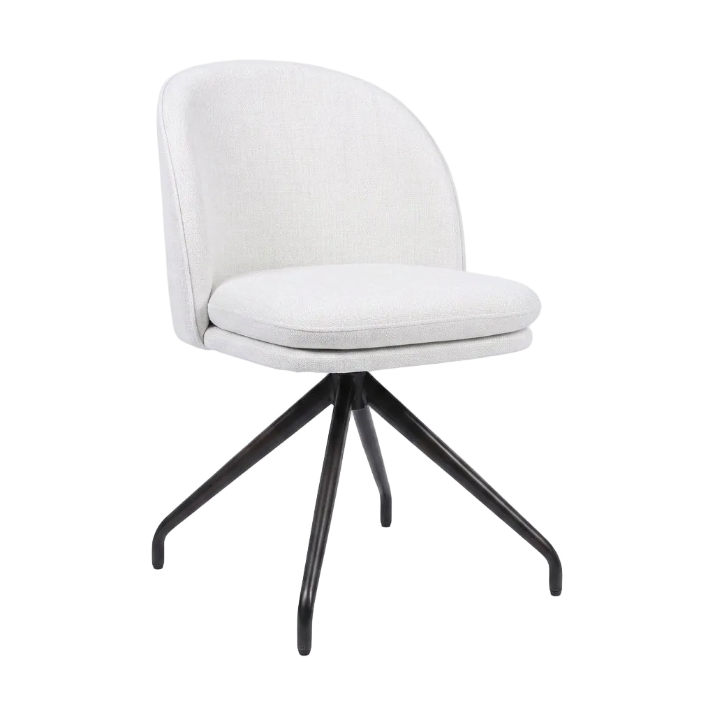 HelloChair HC20 Xess eetkamerstoel Beach Beige spinpoot anodic brown