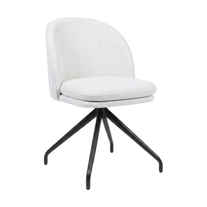 HelloChair HC20 Xess eetkamerstoel Beach Beige spinpoot anodic brown