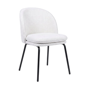 HelloChair HC20 Xess eetkamerstoel Beach Beige vierpoot zwart