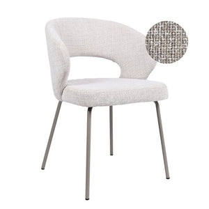 HelloChair HC25 Seli eetkamerstoel Chacha Linen vierpoot beige
