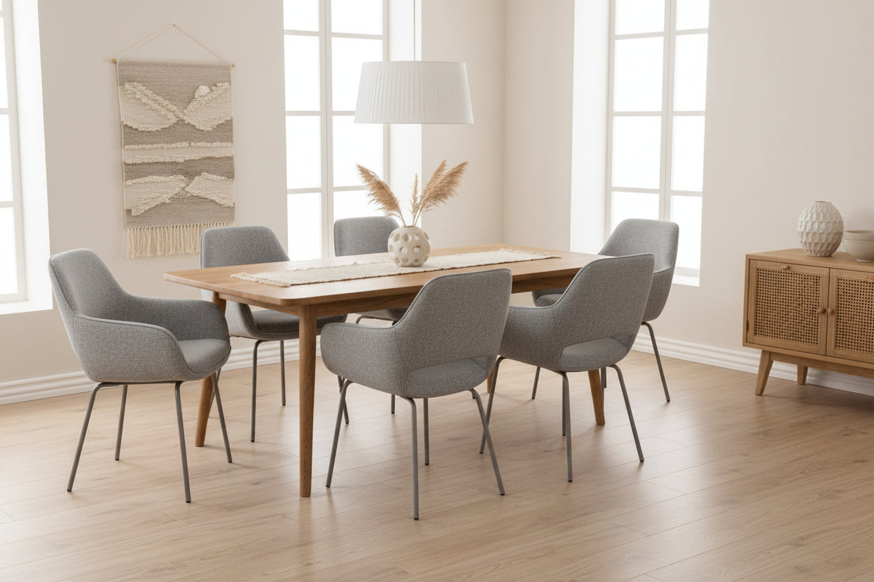 HelloChair HC27 Zasu eetkamerstoel Lodge Clay vierpoot beige