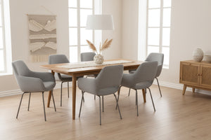 HelloChair HC27 Zasu eetkamerstoel Lodge Clay vierpoot beige