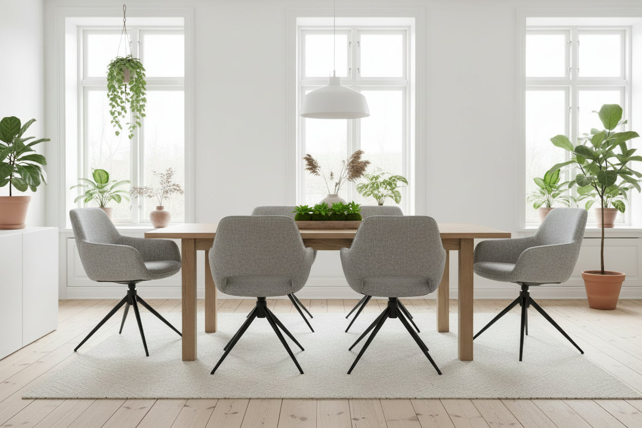 HelloChair HC27 Zasu eetkamerstoel Lodge Clay spinpoot zwart