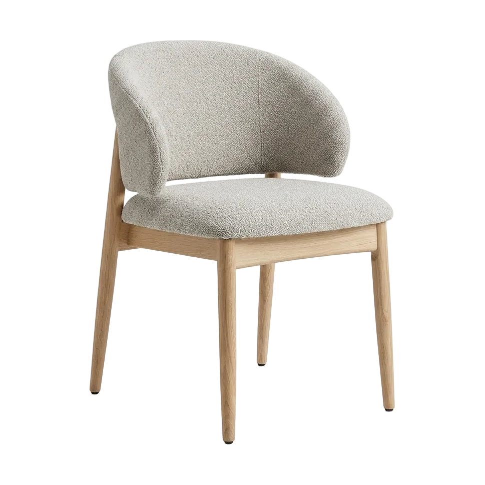 HelloChair HC305 Elk eetkamerstoel Haga 904 eiken oil bianco