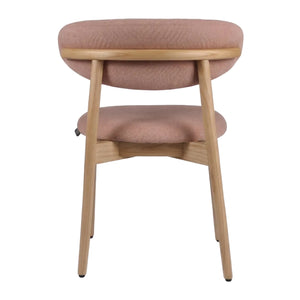 HelloChair HC36 Livi eetkamerstoel Beach Roze hout naturel