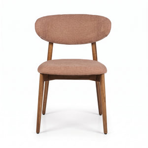 HelloChair HC36 Livi eetkamerstoel Beach Roze hout tabacco