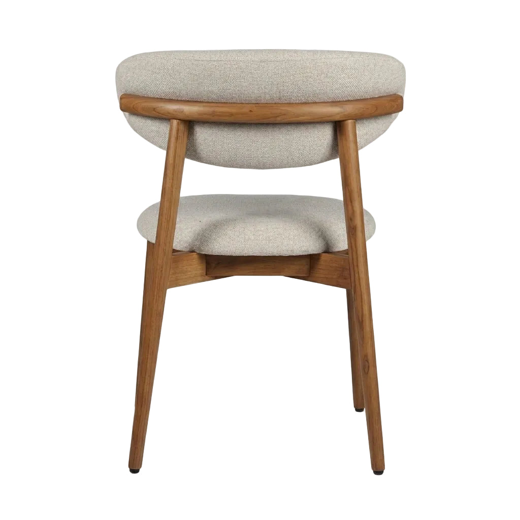 HelloChair HC36 Livi eetkamerstoel Beach Zand hout tabacco