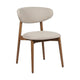 HelloChair HC36 Livi eetkamerstoel Beach Zand hout tabacco
