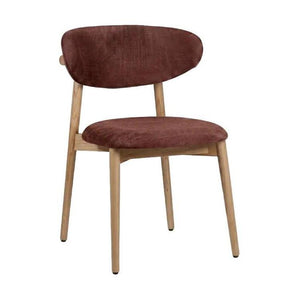HelloChair HC36 Livi eetkamerstoel Tango Burgundy hout naturel