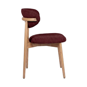 HelloChair HC36 Livi eetkamerstoel Tango Burgundy hout naturel